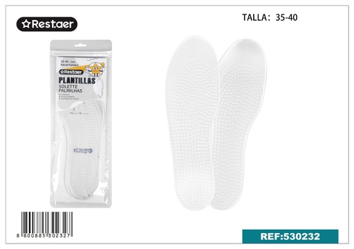 [530232] Plantillas de masaje de PU para mujer 35-40 - Accesorios de calzado
