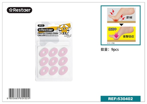 [530402] Adhesivo para callos hueco 9 pcs - Accesorios de calzado