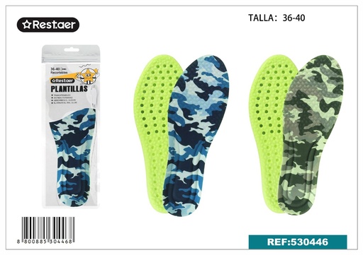[530446] Plantillas de camuflaje (mujer) - Accesorios de calzado