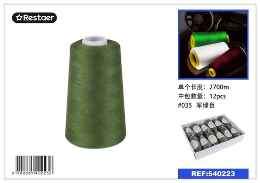 [540223] Hilo de 2700 metros - Color verde militar