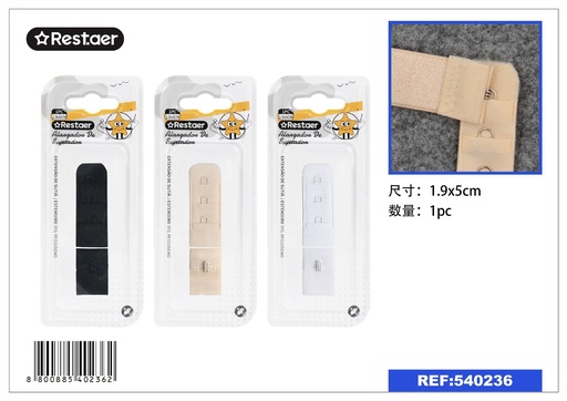 [540236] Alargador de sujetador 19mm*5cm - Mercería y accesorios de lencería