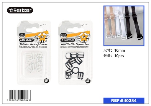 [540284]  Ganchos de sujetador 10MM*2pcs, mercería
