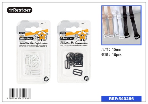 [540286] Ganchos de sujetador 15mm - Accesorios de lencería