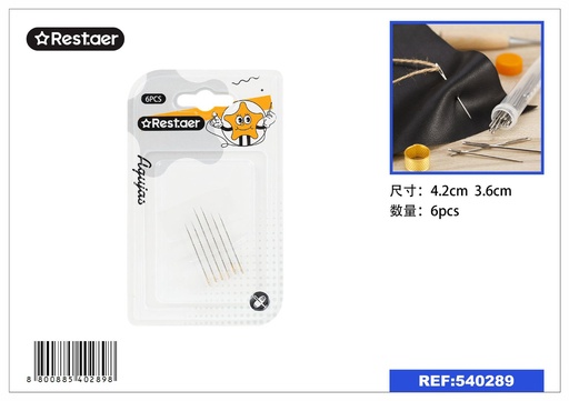 [540289] Agujas para ciegos 6pcs - Accesorios de costura