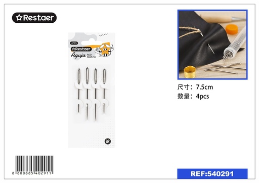[540291] Agujas de lana (4 pcs) - Accesorios de costura y mercería