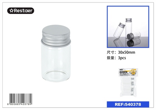 [540378] Mini botella de cristal 30*50MM - Envases y decoración con vidrio