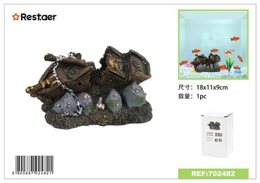 [702482] Adorno de acuario 18*11*9cm - Decoración para acuarios