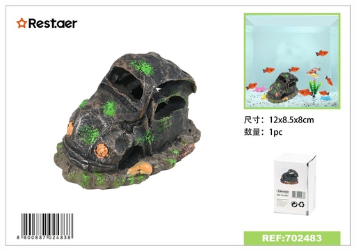 [702483] Adorno de acuario forma paisajística 12*8.5*8 cm - Adornos para acuarios 