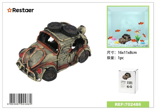 [702486] Adorno de acuario (montaña) 16x11x8cm para decoración acuática