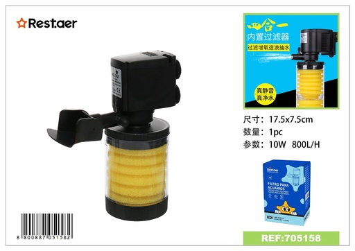[705158] Filtro de acuario 10W - Accesorios para acuarios electrónicos