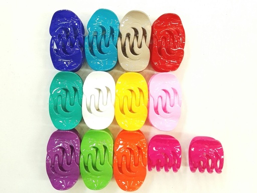 [8875588761825] Pinza de pelo 4.5cm 24/u 276182-4 N.B - Accesorios de peinado