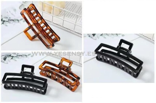 [8875588789423] Pins en forma de concha black - 9CM, 12 unidades