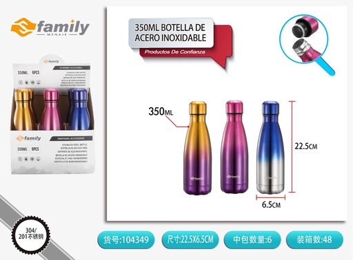 [317104349] Botella de acero inoxidable de 350 ml - Artículos de agua