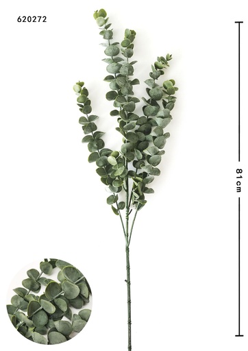 [620272] Rama de eucalipto artificial - Decoraciones florales y verde