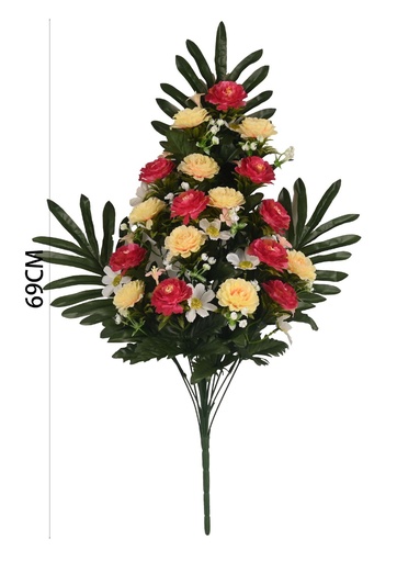 [6101097蓝色] Ramo de 18 cabezas de cerezo - Decoraciones florales