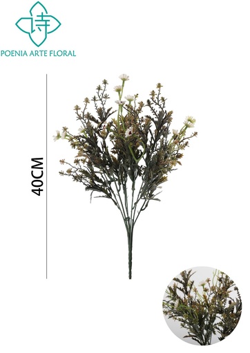 [630994-白] Ramo de flores retro - Nuevos lanzamientos
