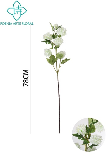 [631129BLANCO] Decoración de flores - Ramal de gypsophila 78cm blanca