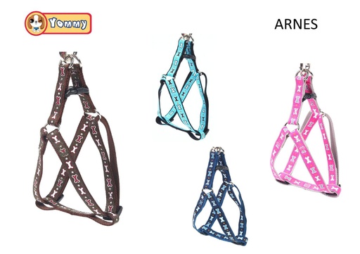 [YM0598] Arnés hueso 1.5*30-51cm - Accesorios para mascotas