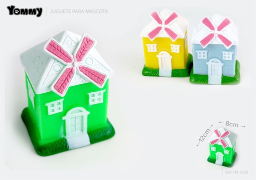 [YM1520] Juguete vinilo casita 7*6*9cm - Juguetes para mascotas
