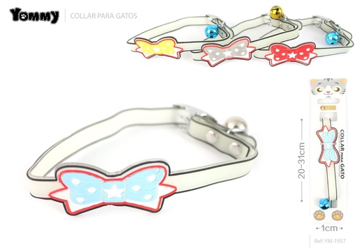 [YM1957] Collar para gato de noche 1.0x30cm - Accesorios para mascotas