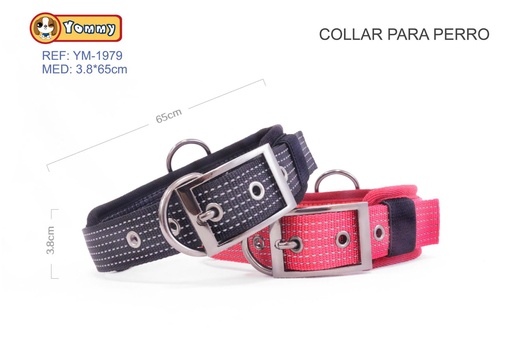 [YM1979] Collar para perro grande L-3.8x65 cm - Serie de nylon