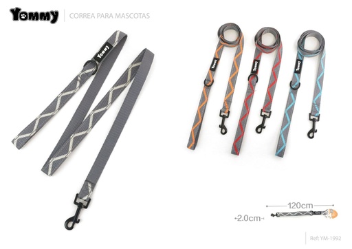 [YM1992] CORREA PARA MASCOTAS 2.0*120cm - Accesorios para mascotas