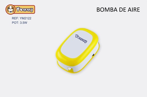 [YM2122] Bomba de oxígeno 3.5W 4.5L/min - Accesorios para acuarios