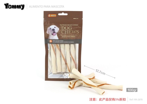 [YM2870] Alimentos para mascotas 12.7 cm, 100 g - Snacks para perros