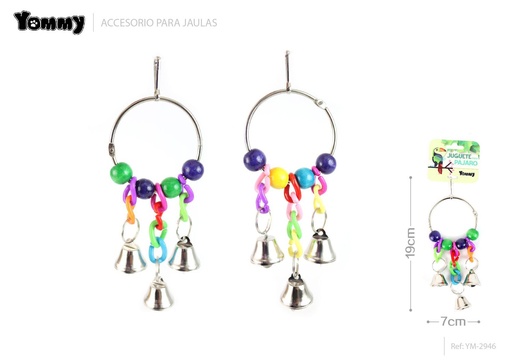 [YM2946] Juguete para pájaros 7*19 cm - Accesorios de jaula