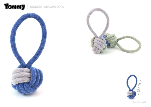 [YM3997] Juguete nudo para mascotas 18 cm - Juguetes para mascotas