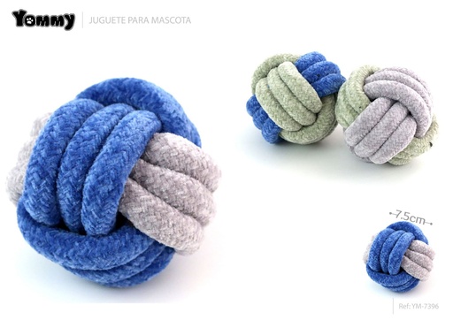 [YM7396] Juguete nudo bolas para mascotas 7.5cm - Juguetes para mascotas