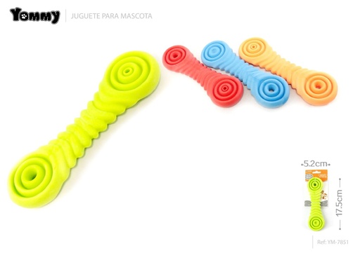 [YM7851] Juguete de goma para mascotas 17.5 cm*5.2 cm - Accesorios para mascotas