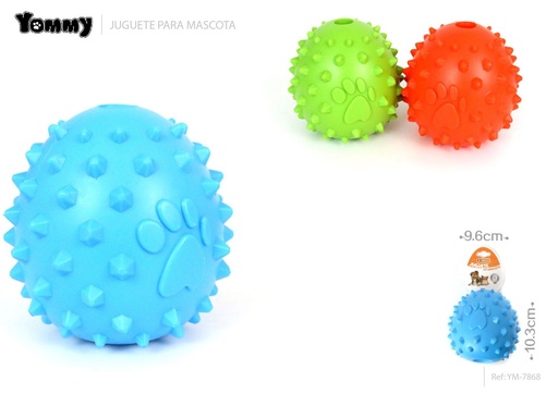 [YM7868] Juguete goma para mascotas 9.6x10.3 cm - Accesorios para mascotas