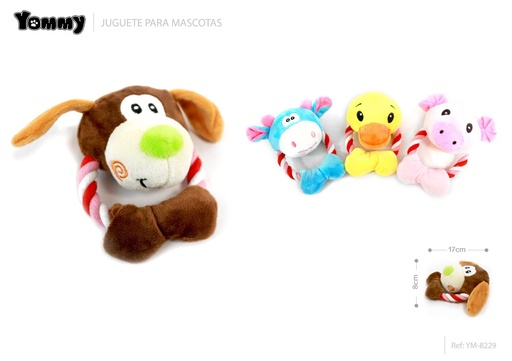 [YM8229] Juguete peluche para mascotas 17*8cm - Accesorio para mascotas