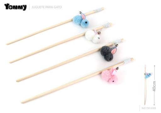 [YM8309] Juguete de conejo para gato 40cm - Juguetes para gatos