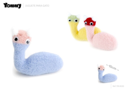 [YM8320] Juguete caracol de 10 cm para gatos - Juguetes para mascotas