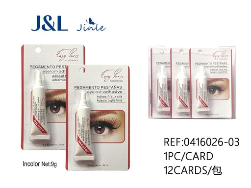 [0416026-03] Adhesivo para pestañas postizas 12/u - Productos cosméticos