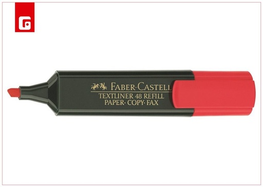 [153854821] Marcador fluorescente rojo Faber Castell - Material escolar