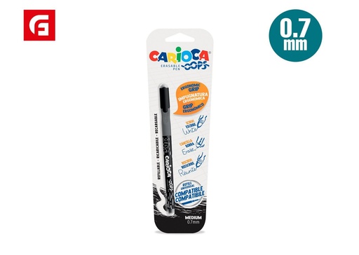 [150541036] Bolígrafo blister 1 Oops negro - Material escolar y bolígrafos
