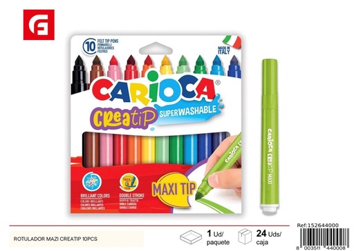 [152644000] Ratuladores color 10 piezas - Material escolar