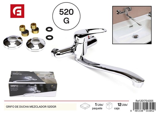 [201754305] Grifo de ducha mezclador 520 gr - Accesorios de fontanería