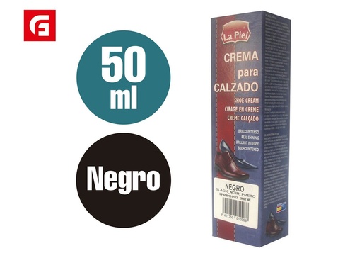 [113601208] Crema sólida La Piel 50 ml Negro - Cuidado del calzado y accesorios de costura