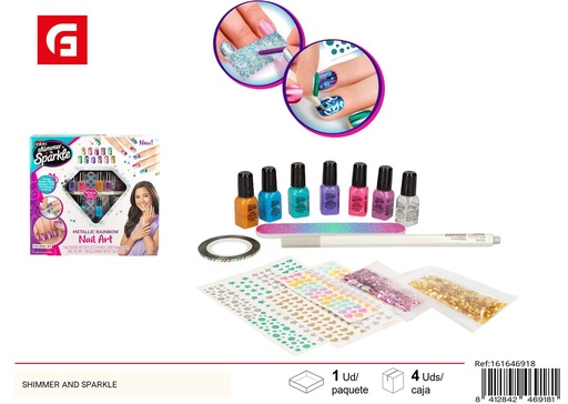[161646918] Set de maquillaje y manicura para niños - Diversión creativa y estilizada