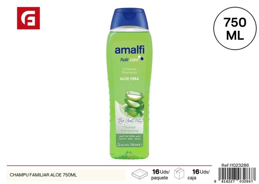 [11023286] Champú familiar de aloe 750ml - Productos de cuidado personal