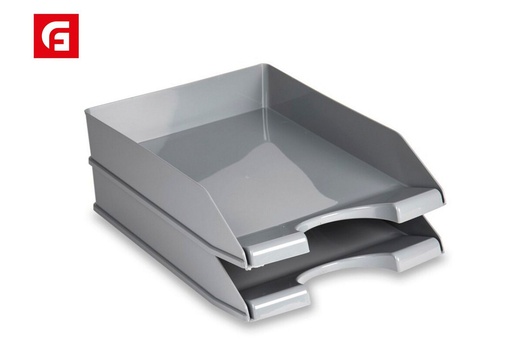 [120130143]  Portafolio gris claro para oficina - Papelería y organizadores