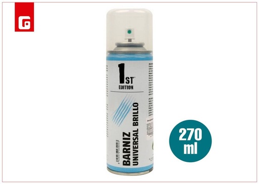 [171823900] Mini spray barniz universal brillo 270 ml - Pinturas y aerosoles