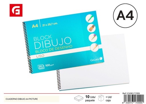 [150817299] Cuaderno de dibujo A4 - Material escolar