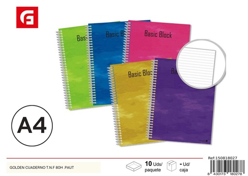 [150818027] Cuaderno A4 2 anillas - Material escolar