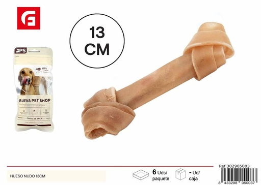 [302905003] Hueso nudo 13cm para perros para masticación y entretenimiento