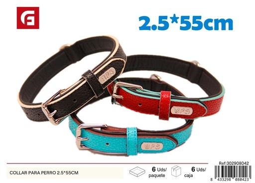 [302908042] Collar para perro 2.5*55cm - Correas y collares para mascotas